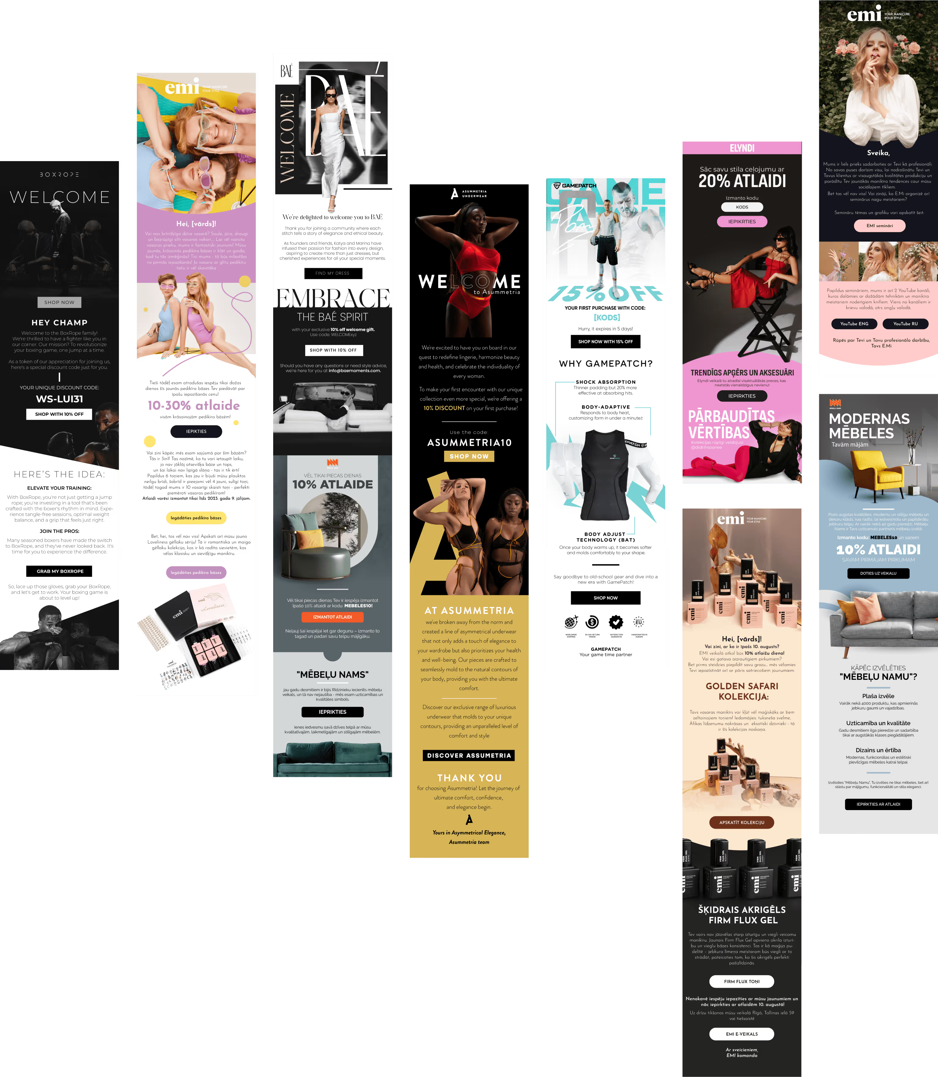Email marketing campaign examples for ecommerce brands by OneZero